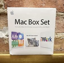 New Apple Mac Box Set: Mac OS X Snow Leopard, iLife & iWork, MC680Z/A, Sealed picture