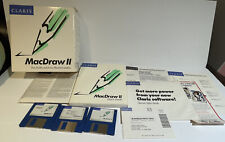 Vintage 1989 Claris MacDraw II For Apple Macintosh With Guide and Box picture