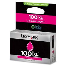 Lexmark #100XL High Yield Magenta Ink Cartridge 14N1070 Genuine New Sealed Box picture