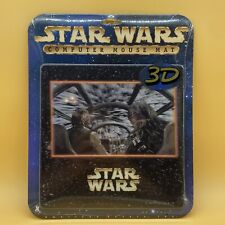 Vintage STAR WARS Han Solo & Chewbacca 3D Lenticular Computer Mouse Pad SEALED picture