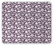 Ambesonne Flower Pattern Mousepad Rectangle Non-Slip Rubber picture