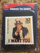 Vintage Mouse Pad “Celebrate The Century” I Want You Uncle Sam USPS from 1996 picture