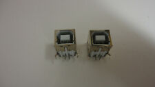 2 Pack Lot Square USB Socket Jack Type B 90 Degrees Printer Port Female 4 Pins picture