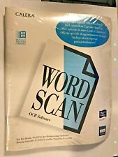 VINTAGE NEW SEALED 1994 CALERA WORDSCAN OCR SOFTWARE FOR WINDOWS COMPUTERS picture