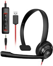 NUBWO HW02 USB Headset with Microphone Noise Cancelling &in-line Control picture