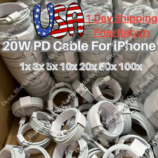 Wholesale Lot Fast Charger USB C Type-C PD Cable For iPhone 14 13 12 11 Pro Max picture
