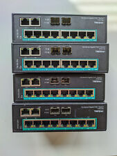 TRENDnet 10-Port Industrial 8x Gigabit PoE+, 2x SFP Ports, DIN-Rail, 240W Switch picture