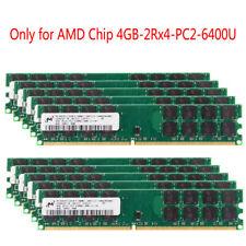 Only For AMD Chipset Micron 4GB 2RX4 PC2-6400U Dimm Memory RAM DDR2 800Mhz% picture