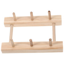  Spool Stand Wooden Sewing Thread Holder Wall Mount Braiding Rack picture