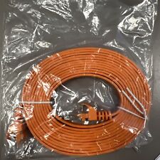 Pack Of 10 Orange 10FT CAT5 E Cat5e Slim Flat Ethernet Patch LAN RJ45 Cable Cord picture