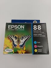 3pk Genuine Epson 88 Color CX4400 CX4450 CX7400 NX100 NX105 NX110 (Retail Box) picture