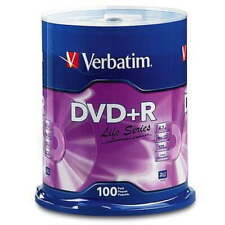 Verbatim Life Series DVD+R 4.7GB 16X Recordable Blank Disc 100 Pack Spindle picture