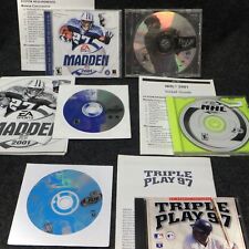 6 Sports Titles Vintage PC Windows Games - Golf Baseball, NBA, NHL - LOT picture