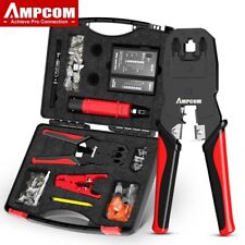 AMPCOM Professional Portable Network Tool Set 12 in 1 Ethernet LAN Maintenance picture