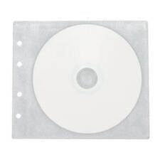 1000 CD DVD Double Sided Wallet Refill Plastic Sleeve White picture