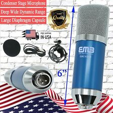 EMC920 Multi Pattern Recording Large Diaphragm Condenser Studio Microphone Blue picture