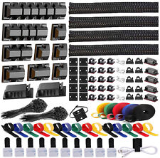 300Pcs Cable Clips Self-Adhesive Cord Wire Holder Management Organizer Clamp picture