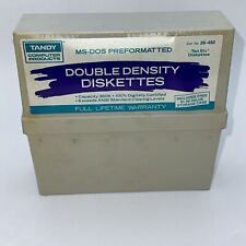 Sealed Tandy Radio Shack Double Density Diskettes Ten Diskettes Vintage picture