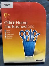 Microsoft Office 2010 Home and Business For 2 PCs Full Version BRAND NEW SEALED picture