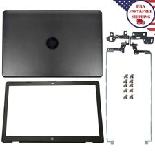 New for HP 17-BS 17-AK 17AY 17.3in Black LCD Back Cover&Front Bezel&Hinges US picture