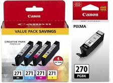 Genuine Canon PGI-270 BK CLI-271 B/C/M/Y Color Ink Cartridges-Setup-5PK-NEW picture