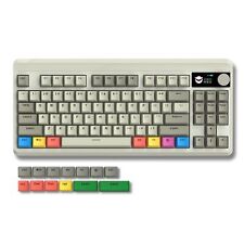 Womier Retro 75% Gaming Keyboard with OLED Display&Knob, M87 Pro Bluetooth 5.... picture