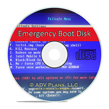 Boot, Format, Restore Emergency Recovery Hard Drive Utility Diagnostics Disk CD picture
