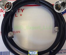 TIMES® 1-50 Feet ULTRA LOW LOSS LMR400 N Male to N Female RF COAX Cable USA MADE picture