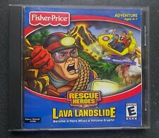 FISHER PRICE RESCUE HEROES LAVA LANDSLIDE PC CD-ROM COMPUTER GAME~AGES 4-7 picture