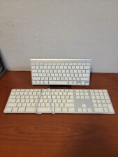 2x GENUINE OEM APPLE Keyboard Lot (A1243/A1314, QWERTY US) - AS IS, READ picture