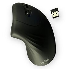 JELLY COMB Ergonomic Dual Wireless Bluetooth & USB 2.4MHz Vertical Mouse MV045 picture