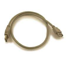 2ft USB 2.0 EXTENSION Type A Male to A FEMALE Cable  Beige picture
