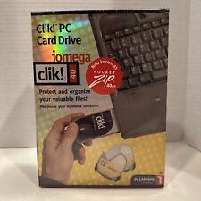Iomega  Clik PC Card Drive 40MB Plug-In External Factory Sealed Pocket Zip picture