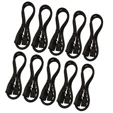 Lot of (10) 3' foot IEC 320 NEMA C13 C14 14AWG PDU to CPU AC Power Cords picture