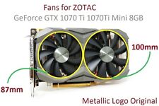Metallic Logo Fans for ZOTAC GeForce GTX 1070 Ti 1070Ti Mini 8GB Graphics Card picture