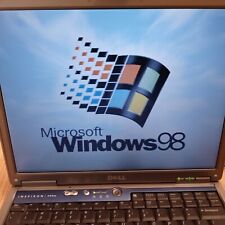 Dell Inspiron 600M vintage laptop computer, 30GB HD, Windows 98 SE picture
