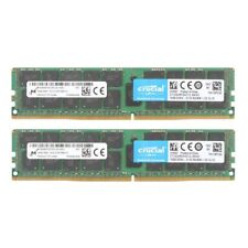 New Crucial 32GB (2X 16GB) DDR4 2133MHz ECC Registered Memory Ram CT16G4RFD4213 picture