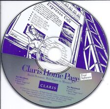 Vintage software - Claris Home Page (Windows or MAC OS, CD) picture