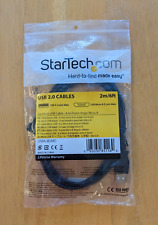 StarTech.com *2m Micro USB Cable - A to Down Angle Micro B* (USBAUB2MD, 2m/6ft) picture
