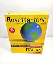 Rosetta Stone Italian Level 1 & 2 Windows/Macintosh CD-ROM Software Box Set picture