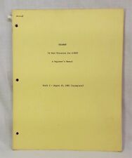 Galahad Word Processor for Z-DOS Beginner's Manual 2nd Draft 1983 picture