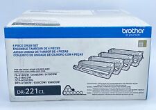 Genuine Brother DR221CL Drum Unit - Set of 4 Drums Sealed Box - Exp.11/19 picture
