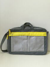 Vintage Calvin Klein Light Grey Yellow Retro Unisex Laptop Case Nylon Bag picture