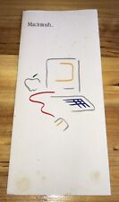1984 MACINTOSH 128K MAC MODEL M0001 PICASSO PACKING LIST VER. A BROCHURE Spotted picture