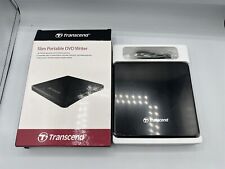 TRANSCEND SLIM PORTABLE EXTERNAL CD DVD WRITER TS8XDVDS-K - OPEN BOX picture