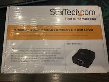 StarTech 10/100Mbps Ethernet to USB 2.0 Network LPR Print Server #PM1115U2 NEW picture