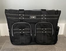 Ogio Briefcase/Laptop Bag. Black Canvas w/White Stiching.Only used a few times. picture