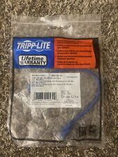 Tripp lite blue molded patch cable N002-001-BL 1ft picture