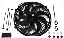 A-Team Universal High Performance Radiator Electric Cooling Fan Assembly Kit - picture
