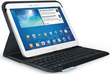 NEW Logitech Ultrathin Bluetooth Keyboard Folio Case Samsung Galaxy Tab 3 10.1